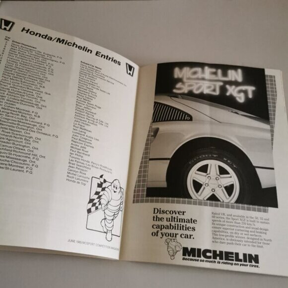 1985 Canadian Mosport Souvenir Competition Magazine Budweiser Can-Am Racing - Picture 10 of 10